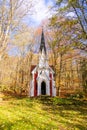 Chapel of Laska - small spa town in west Bohemia - Marianske Lazne Marienbad - Czech Republic Royalty Free Stock Photo