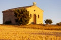 chapel with lavender field, Plateau de Valensole, Provence, France Royalty Free Stock Photo