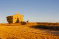 chapel with lavender field, Plateau de Valensole, Provence, France Royalty Free Stock Photo