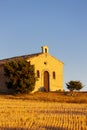 Chapel with lavender field, Plateau de Valensole, Provence, France Royalty Free Stock Photo