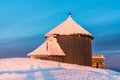 Chapel. Lawrence on the top mountain Snezka Royalty Free Stock Photo