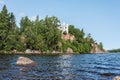 Chapel in Ludwigsburg Park Mon Repos Park. Vyborg Royalty Free Stock Photo