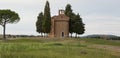 The chapel of the Madonna di Vitaleta