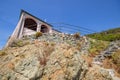 Chapel of Madonnina della Punta in Bonassola, La Spezia province, near 5 Terre, ligurian coast, Italy. Royalty Free Stock Photo