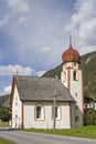 Village chapel in the Oetztal Royalty Free Stock Photo