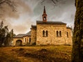 Chapel Maria Rast in Czech republic. Royalty Free Stock Photo