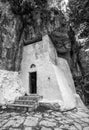 Chapel in Mili gorge at Crete, Greece Royalty Free Stock Photo