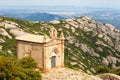 Chapel at Montserrat Abbey Monastery landscape Barcelona Spain Catalonia travel traveling view