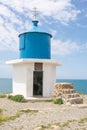 Chapel at the monument-Utrish lighthouse on the island, built in 1975 in tribute to all sailors