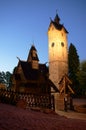 Chapel in mouintains Royalty Free Stock Photo