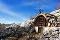 Chapel in the mountain Royalty Free Stock Photo