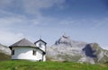 Chapel in the mountains.