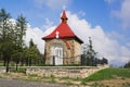 Chapel Murinkova, Murinkovy hill, Beskids mountains Beskydy , Czech republic / Czechia