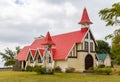 Chapel Notre Dame Auxiliatrice at Cap Malheureux Mauritius Royalty Free Stock Photo