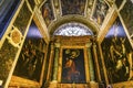 Chapel Paintings Church Saint Louis Of French Basilica Rome Italy