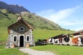 Chapel of the pass of Aravis Royalty Free Stock Photo