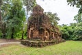 Diagonal view of Prasat Ta Muean Royalty Free Stock Photo