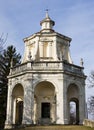 Chapel at sacro monte of varese Royalty Free Stock Photo