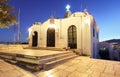 Chapel Saint George`s on top of Mount Lycabettus in Athens, Greece Royalty Free Stock Photo