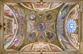 Chapel of Saint Helena with mosaic by Baldassare Peruzzi, in the Basilica of Santa Croce in Gerusalemme. Rome, Italy. Royalty Free Stock Photo