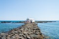 The Chapel of Saint Nicholas in Georgioupoli Royalty Free Stock Photo