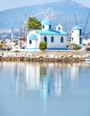 Saint Nikolaos chapel at Nea Artaki Euboea Greece - the protector of the sailors