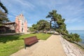 Cap Ferret, Arcachon Bay, France. Chapel of L Herbe Royalty Free Stock Photo