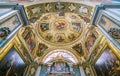 Chapel of the Saints Francis of Assisi and Hyacintha Mariscotti in the the Basilica of Saint Lawrence in Lucina in Rome, Italy.