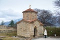 Chapel in Samtavro Transfiguration Orthodox Cathedral Royalty Free Stock Photo
