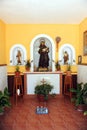 Interior of chapel of San Antonio de Padua in Benamahoma, Cadiz province, Spain