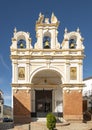 Chapel of San Juan de Letran located in Plaza San Juan, Zahara de la Sierra, province of Cadiz, Andalusia, Spain.