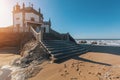 Chapel Senhor da Pedra on Miramar Beach Praia de Miramar, Vila Nova de Gaia