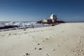 Chapel Senhor da Pedra on Praia de Miramar, Vila Nova de Gaia, Portugal.