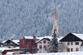 Chapel at the ski resort of Mayrhofen Royalty Free Stock Photo