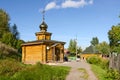 Chapel and the source of St. Reverend Ilya Muromets in Karacharovo village near Murom, Russia