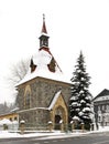 Chapel of St. Elizabeth in Harrachov. Czech Republic Royalty Free Stock Photo