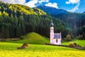 Chapel of St. Mary Magdalene and horse Royalty Free Stock Photo