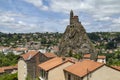 Chapel of St Michel-d Aiguilhe - Le Puy-en-Velay - France Royalty Free Stock Photo