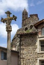 Chapel of St Michel-dAiguilhe - Le Puy en Velay - France Royalty Free Stock Photo