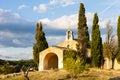 Chapel St. Sixte near Eygalieres, Provence, France Royalty Free Stock Photo