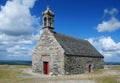 Chapel on top of Montagne St. Michel Royalty Free Stock Photo