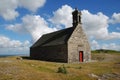 Chapel on top of Montagne St. Michel Royalty Free Stock Photo