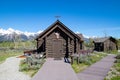 Chapel of the transfiguration Episcopal in Jackson Hole Wyoming in May