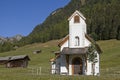 Chapel on the Tschey meadow in Tyrol Royalty Free Stock Photo