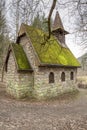 Chapel of Virgin Mary the Queen in Vyhne (kaplnka Panny Marie Kralovnej vo Vyhniach). Slovakia