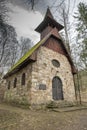 Chapel of Virgin Mary the Queen in Vyhne (kaplnka Panny Marie Kralovnej vo Vyhniach). Slovakia