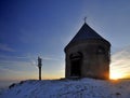 Chapel in winter Royalty Free Stock Photo