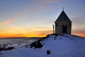 Chapel in winter Royalty Free Stock Photo