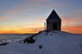 Chapel in winter Royalty Free Stock Photo