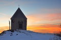 Chapel in winter Royalty Free Stock Photo